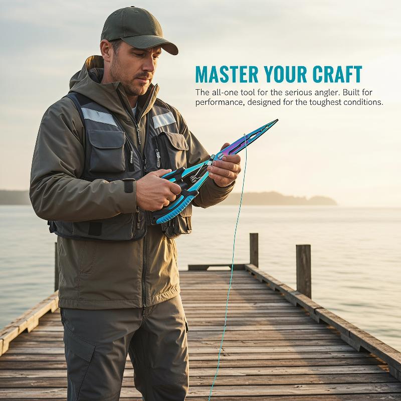 Carbon Fishing Rod - Alicate de Pesca em Aço Inoxidável