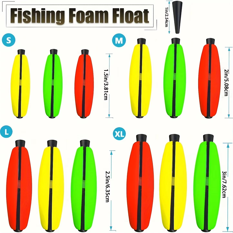 Fishing Bobber Float - 15 pçs peg flutua para peixe-gato