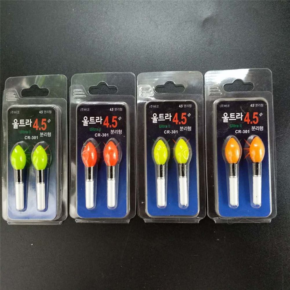 Fishing Bobber Float - 2 Peças Bastão Luminoso para Pesca