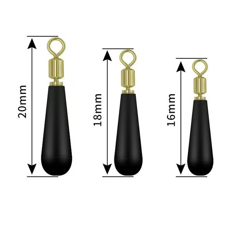 Fishing Bobber Float - Suporte Giratório de Metal com Borracha