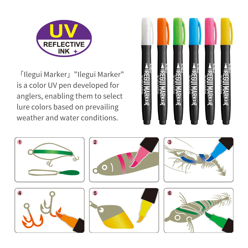 Nova Caneta de Tinta Fluoresce - Fishing Equipment Lures avaliação e preço