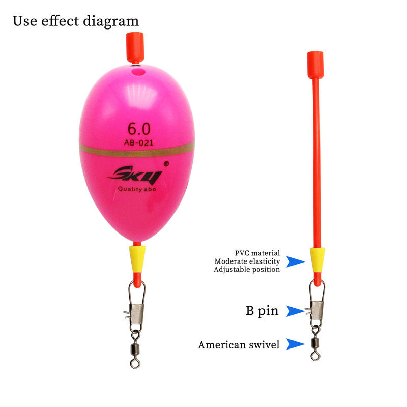 ZYZHE 6 peças/2 sacos de acess - Fishing Bobber Float avaliação e preço