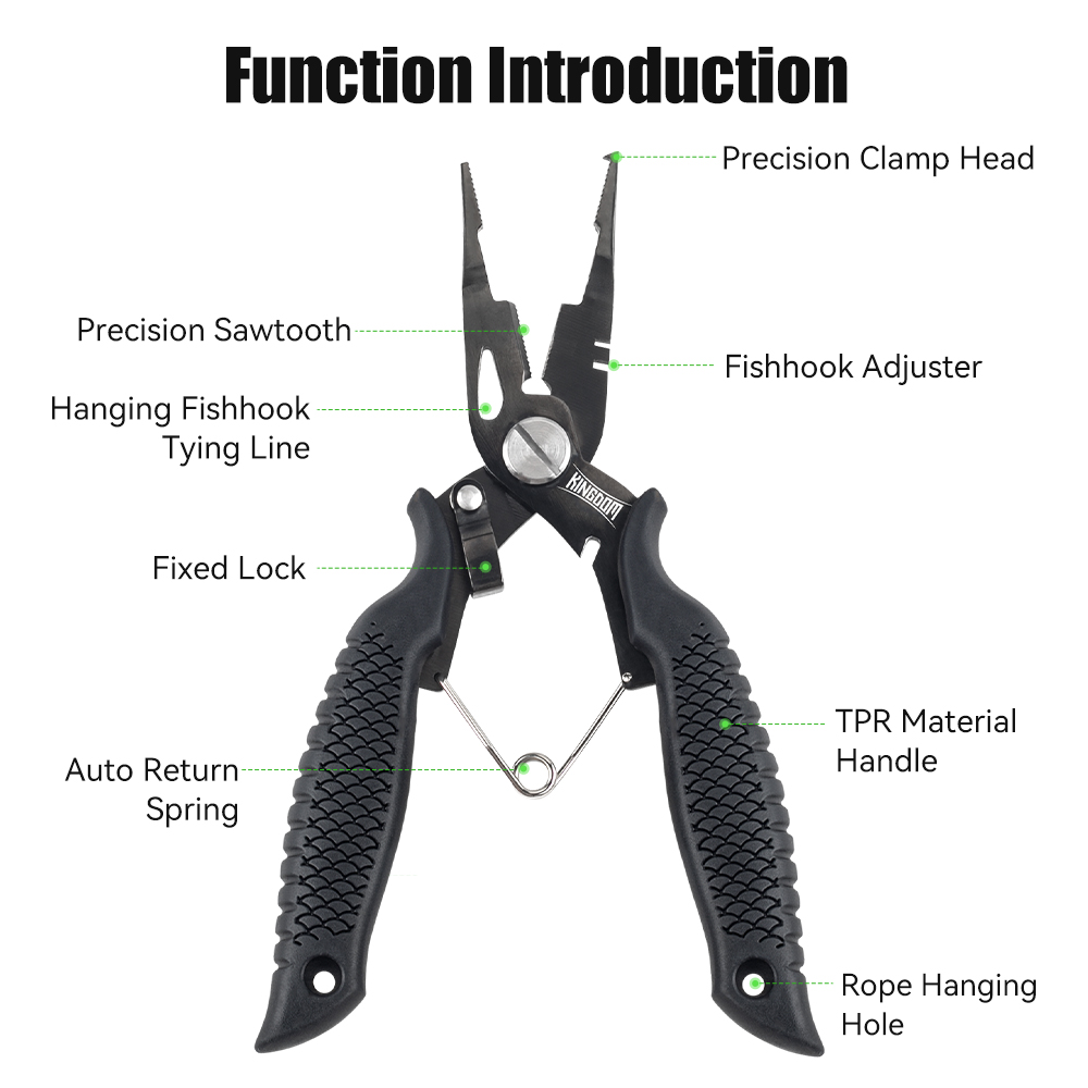 Alicate de pesca reino multifu - Fishing Equipment Hanger avaliação e preço