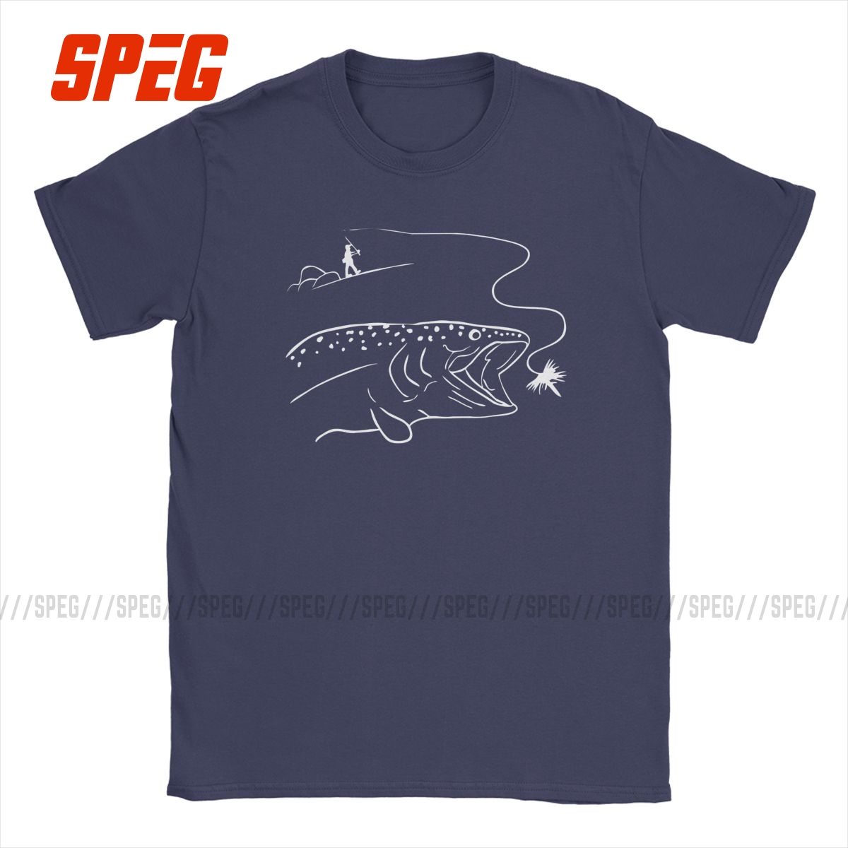 Camiseta masculina de manga cu - Fishing Equipment Fly avaliação e preço