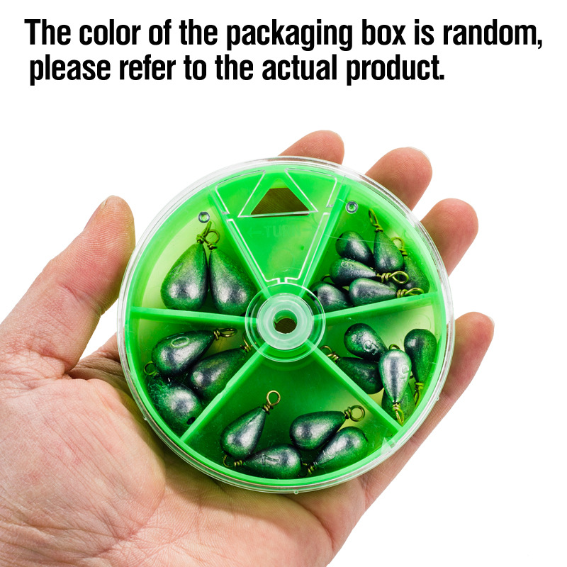 22 Peças/Caixa Chumbadas de Pe - Tackle Box avaliação e preço