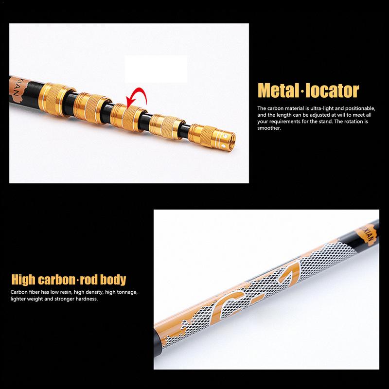 Ajustável Pesca Pólo Titulares - Carbon Fishing Rod avaliação e preço