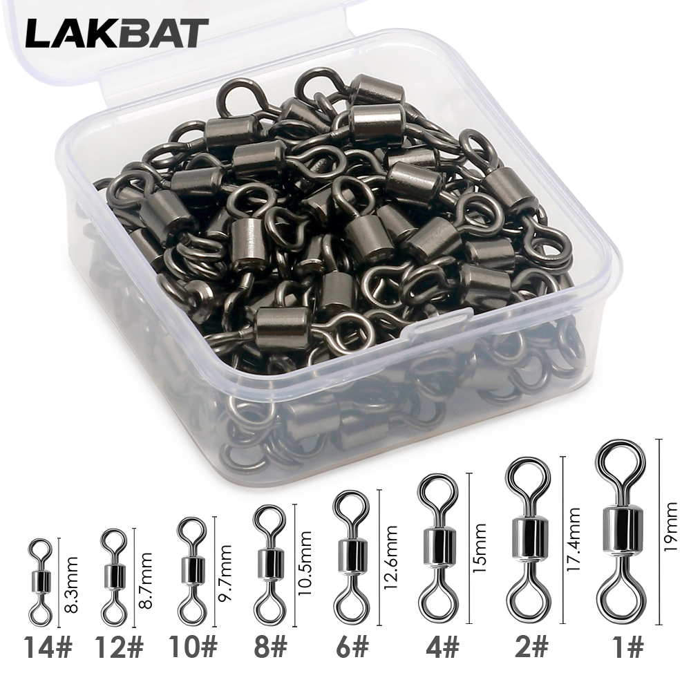 100 Peças Giradores de Pesca e - Tackle Box avaliação e preço