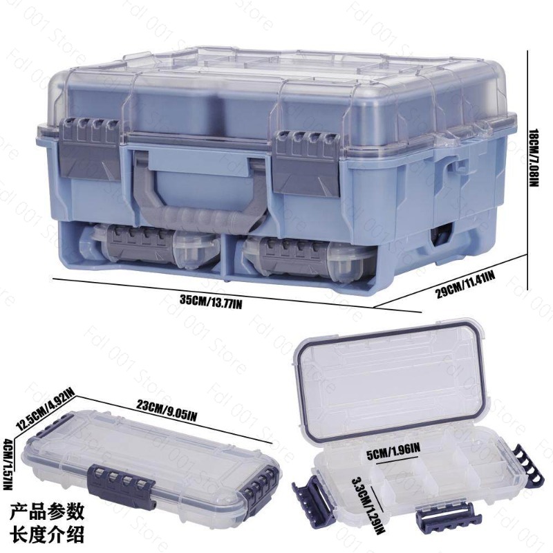 Caixa de Pesca Portátil de Gra - Tackle Box avaliação e preço
