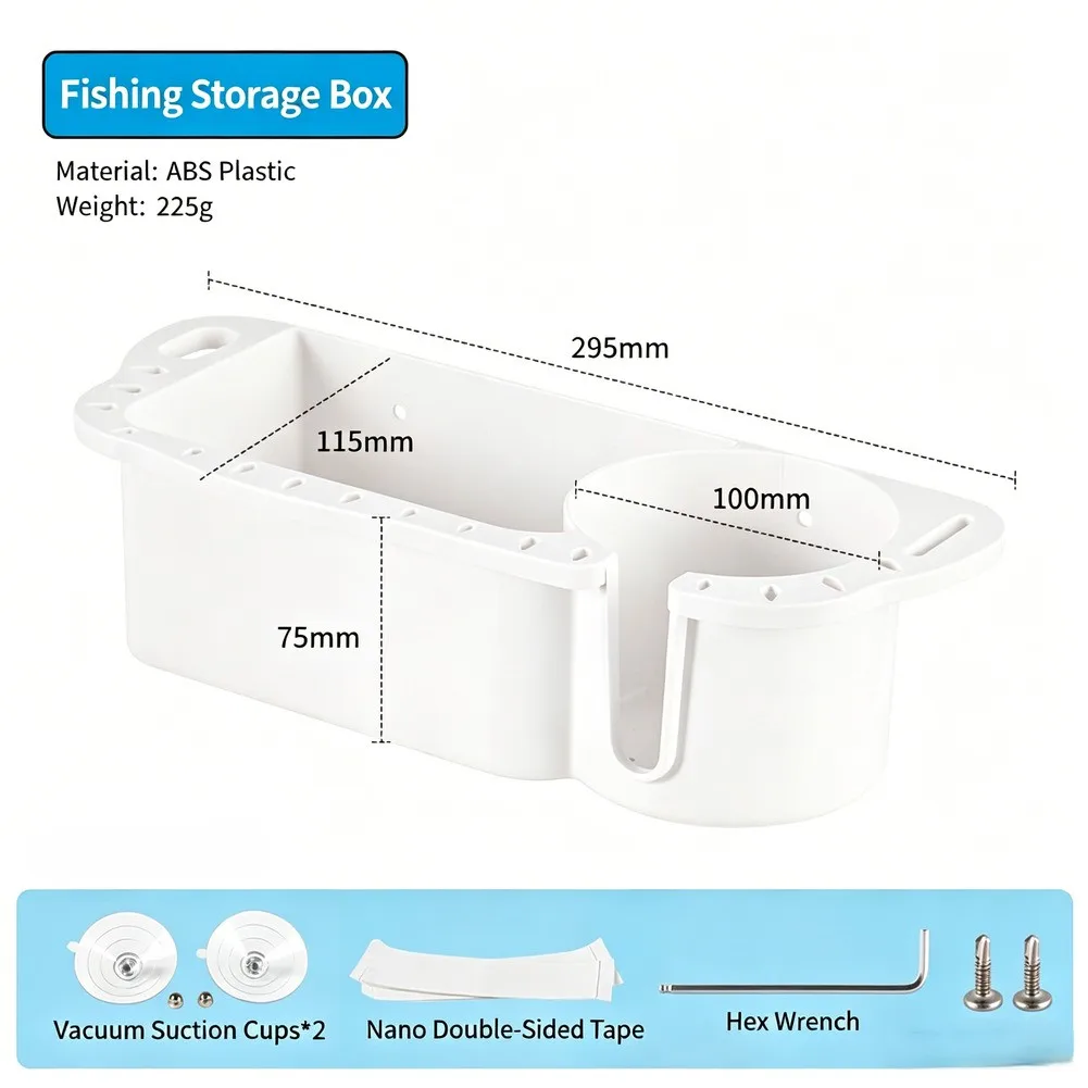 Caixa de pesca ABS com furos d - Tackle Box avaliação e preço