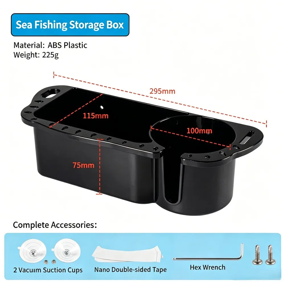 Caixa de pesca ABS com furos d - Tackle Box avaliação e preço
