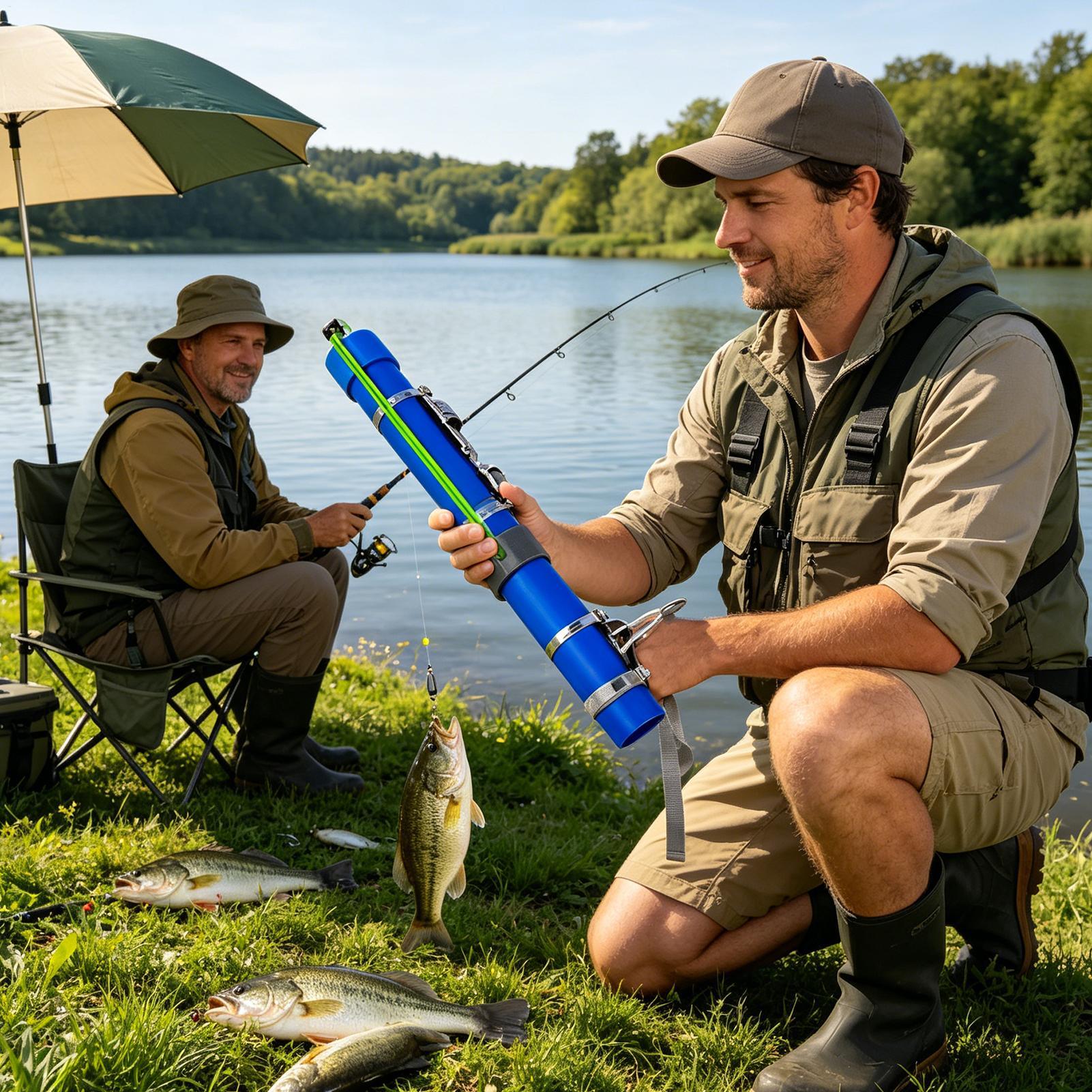 Vara de Pesca com Catapulta e  - Fishing Equipment Lures avaliação e preço