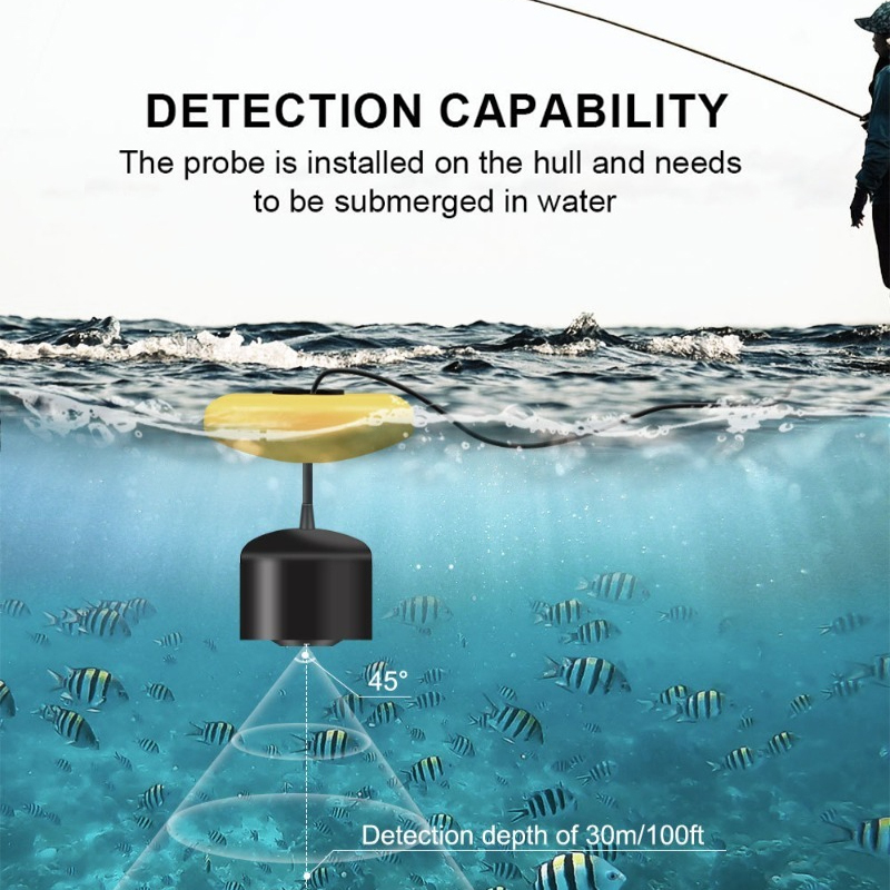 Sonar detector de peixes leve  - Fishing Equipment In English avaliação e preço