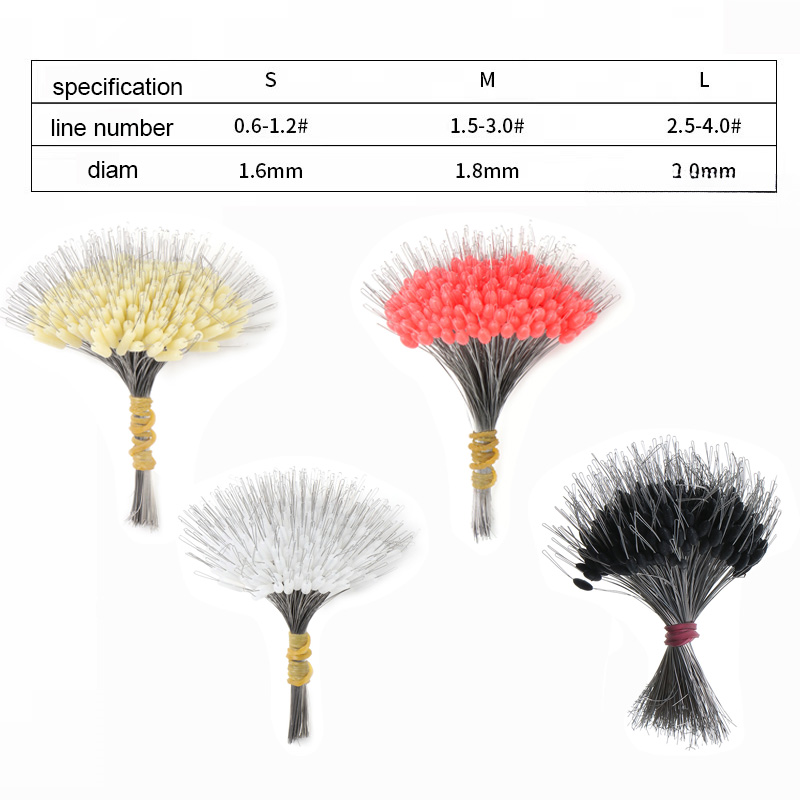 300 Peças de Silicone Space Be - Fishing Bobber Float avaliação e preço