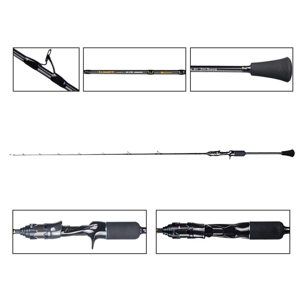 Vara de Pesca de Jigging Lento - Carbon Fishing Rod avaliação e preço