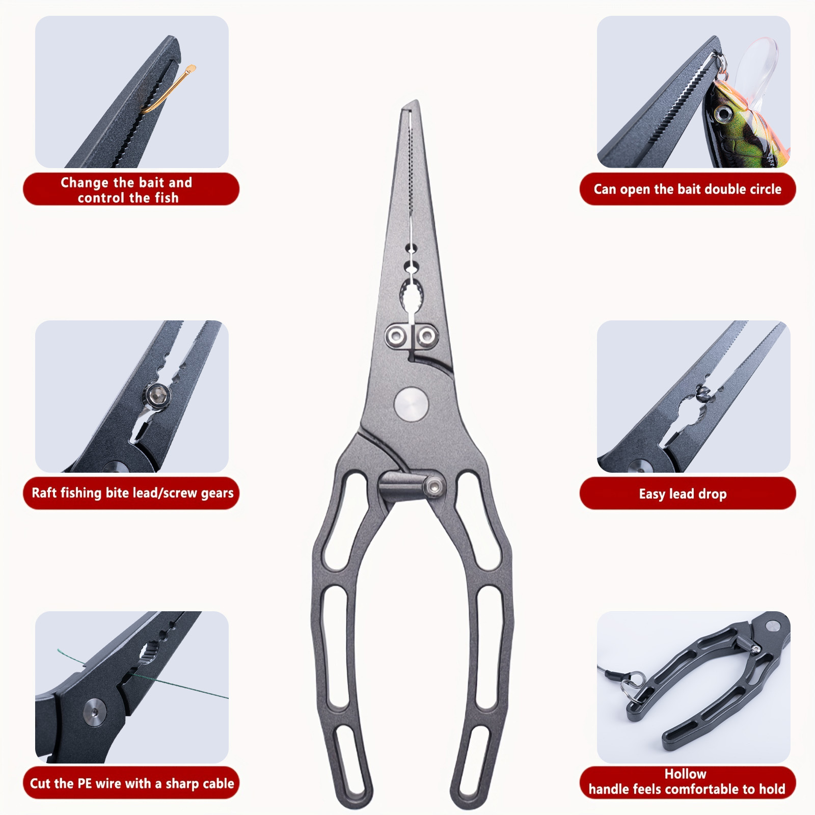 Kit Combinado de Alicate de Pe - Fishing Equipment Hanger avaliação e preço